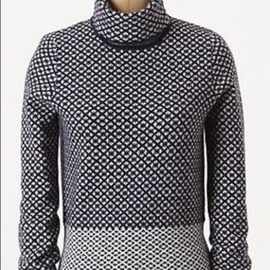 NWT Anthropologie Moth Nightsnow Turtleneck